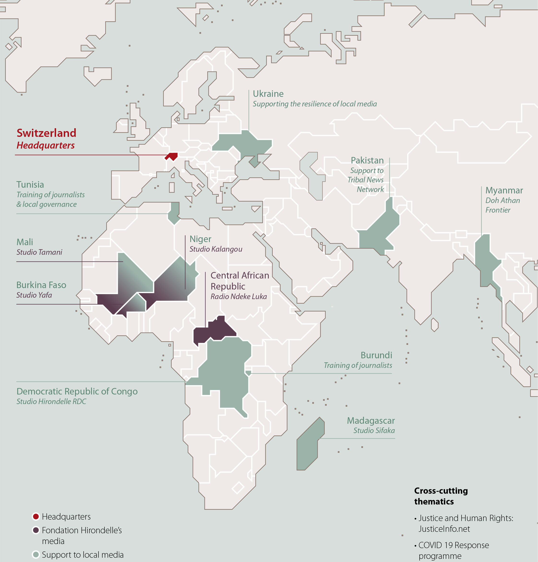 Fondation Hirondelle Operations in 2022